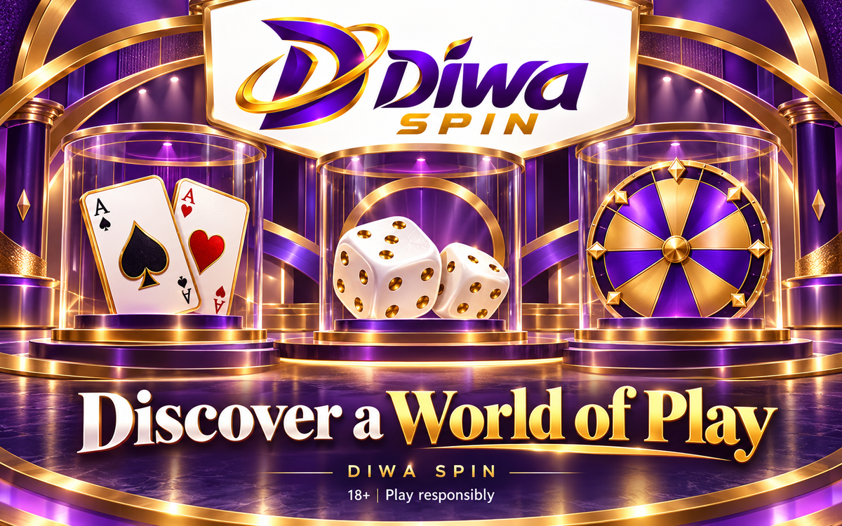 Diwa Spin showcase beside the stop note